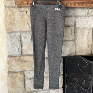 Girls FILA Sport Performance Fleece Lined Leggings Warm & Soft! Sz S (8)** READ